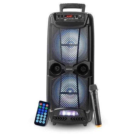 Gizmore Wheelz GIZ-T1501N Trolley Party Speaker with Remote Control Access, 20 Watts