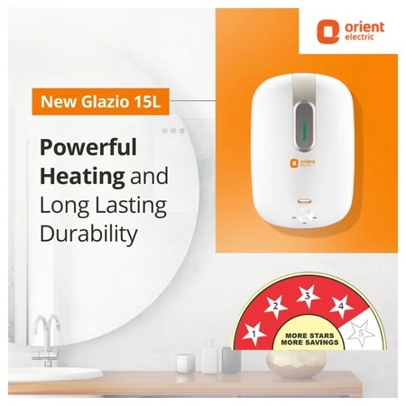 Orient 10 Litre New Glazio Storage Glassline Water Heater with Power Heating Indicator 7 Orient 10 Litre New Glazio Storage Glassline Water Heater with Power Heating Indicator
