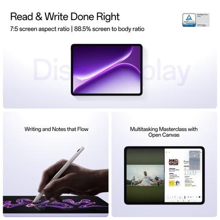 OnePlus Pad Go 2 30.73 cm (12.1 inch) 8 GB RAM, 256 GB, Lavender Drift, Wi-Fi Tablet, OPD2504 3 OnePlus Pad Go 2 30.73 cm (12.1 inch) 8 GB RAM, 256 GB, Lavender Drift, Wi-Fi Tablet, OPD2504