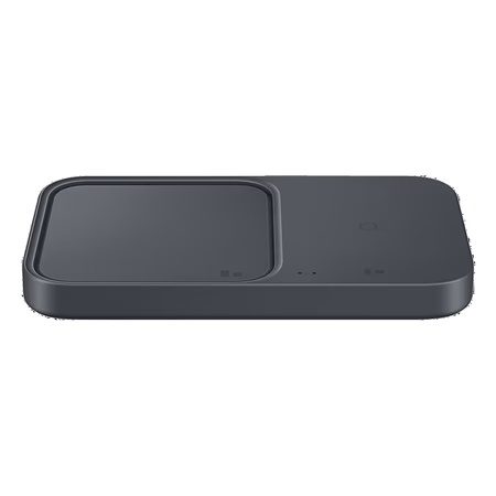 Samsung 15 Watts Fast Charging Support Wireless Mobile Phone Charger, LED Lights, Built-in Cooling System, Simultaneously Power Up Two Device, Dark Gray
