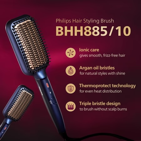 Philips BHH885 10 Hair Straightener Brush