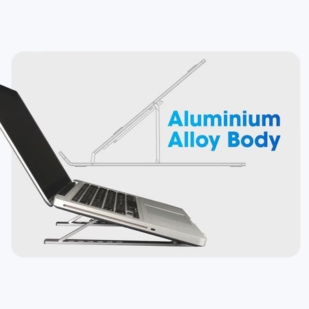 Zebronics A31-NS2000 Laptop Stand with 7 Adjustable Levels for Up to 43.8 cm (17 inch) Laptop 6 Zebronics A31-NS2000 Laptop Stand with 7 Adjustable Levels for Up to 43.8 cm (17 inch) Laptop