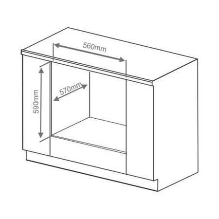 Elica 65 litres Convection Built-in Microwave Oven, EPBI 961 MMF