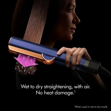 Dyson Airstrait Hair Straightener Prussian Blue Rich Copper