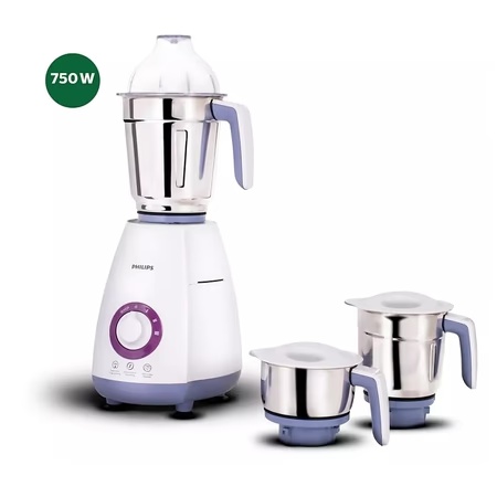 Philips Viva Collection HL7699 Mixer Grinder with Auto cut off protection, Cascade body design