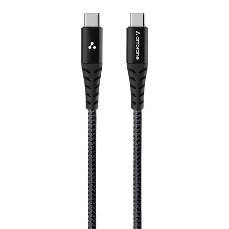 Ambrane ABCC-100 1.5M Type-C to Type-C Cable, Black