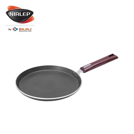 Nirlep Selec+ Non Stick Induction Flat Tawa, IJFG28N, 4 mm