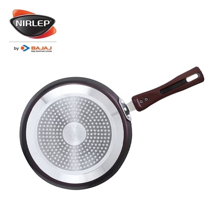 Nirlep Selec+ Non Stick Induction Flat Tawa, IJFG28N, 4 mm