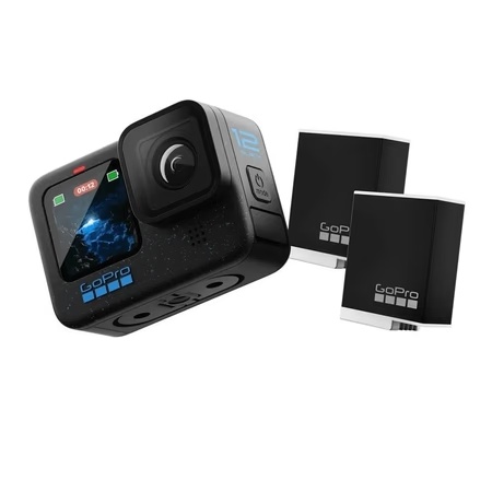 GoPro Hero 12 Action Camera Bundle, Black