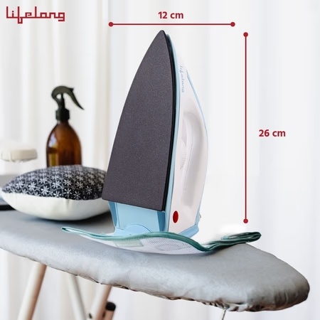Lifelong LLDI09, 1100 Watts, Dry Iron, Temperature Control, Blue and White 2 Lifelong LLDI09, 1100 Watts, Dry Iron, Temperature Control, Blue and White