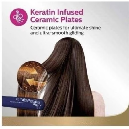 Philips BHS397-00 Straightener with KeraShine Titanium Plates, Purple 3 Philips BHS397-00 Straightener with KeraShine Titanium Plates, Purple