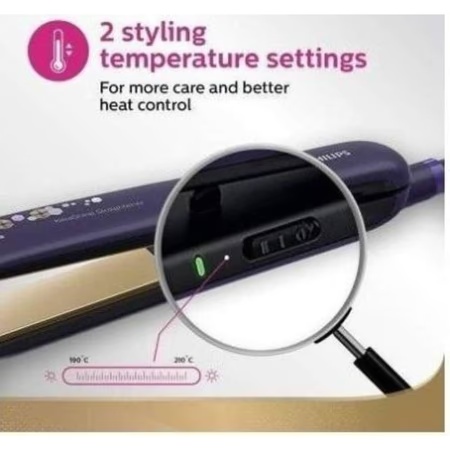 Philips BHS397-00 Straightener with KeraShine Titanium Plates, Purple 4 Philips BHS397-00 Straightener with KeraShine Titanium Plates, Purple