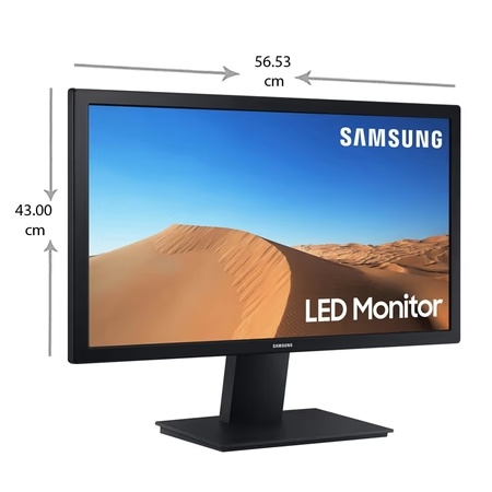 Samsung LS24A310NHWXXL 60.69 cm (24 inch) with VA Panel Technology, 1920 x 1080 Resolution, Black Monitor