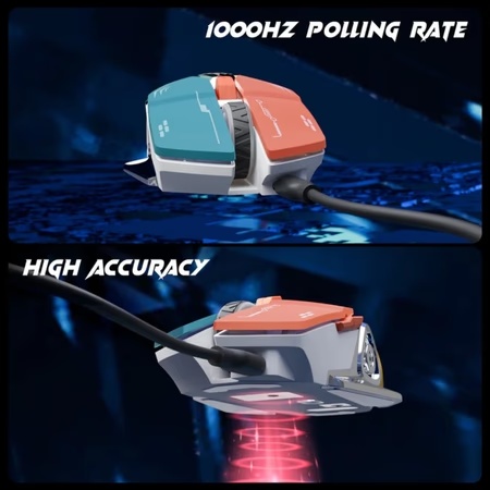 Zebronics Transformer M Plus Wired Gaming Mouse, Grey and Blue 3 Zebronics Transformer M Plus Wired Gaming Mouse, Grey and Blue