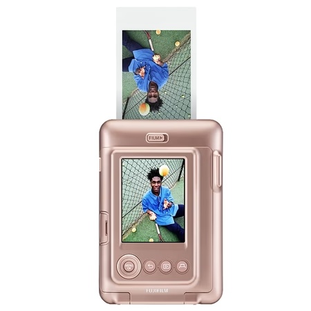 Fujifilm Instax Liplay Plus Instant Camera Kit, Blush Gold