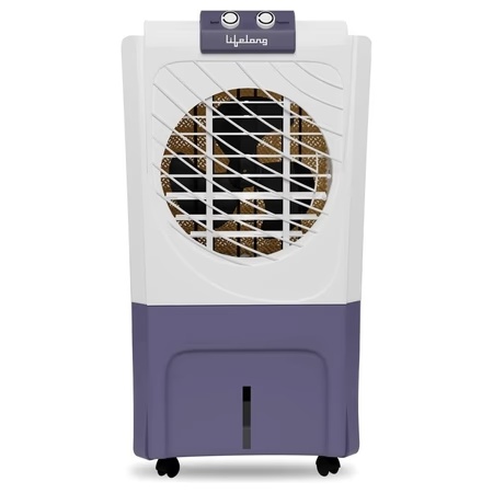 Lifelong 35 Litre Personal Air Cooler ImperiaCool LLAC35 (Water Level Indicator, Multi-Way Air Deflection, Ice Chamber, Motor Overload Protection, Honeycomb pads - White, 1 Year Warranty)
