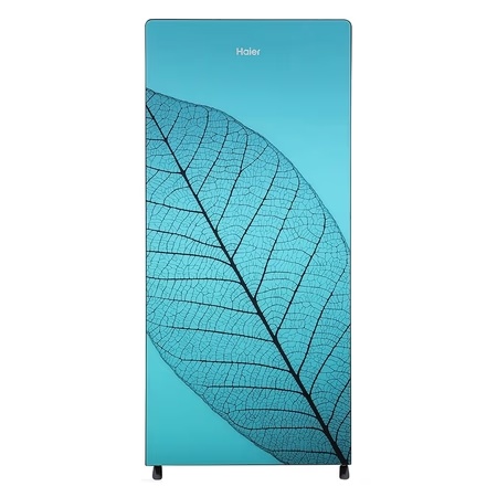 Haier 185 litres 2 Star Single Door Refrigerator, Holy Leaf Glass HRD-2062CHG-N