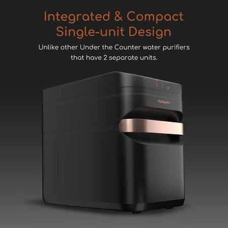 Aquaguard Aspire Designo NXt 7L UV+UF 2X Water Purifier, Black and Copper