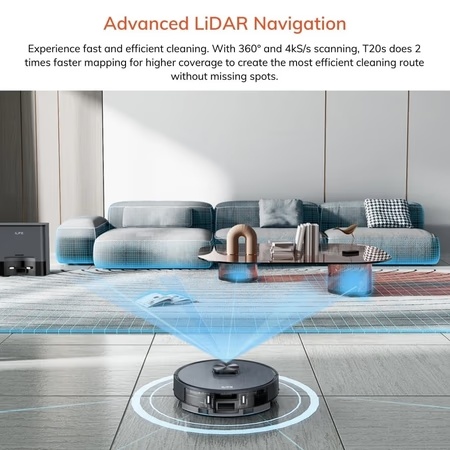 ILIFE T20s Self-Emptying Robotic Vacuum Cleaner