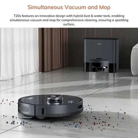 ILIFE T20s Self-Emptying Robotic Vacuum Cleaner 4 ILIFE T20s Self-Emptying Robotic Vacuum Cleaner