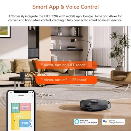 ILIFE T20s Self-Emptying Robotic Vacuum Cleaner 7 ILIFE T20s Self-Emptying Robotic Vacuum Cleaner