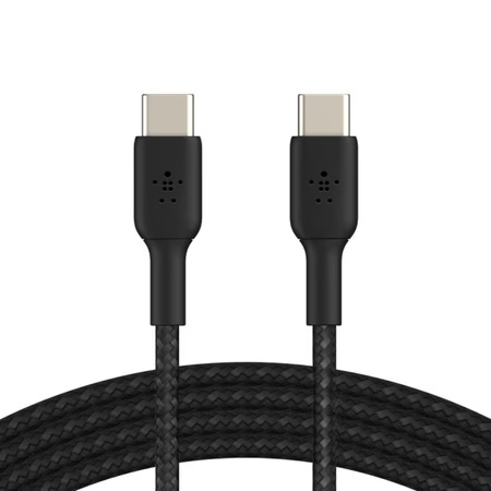 Belkin USB-C to USB-C Braided 100 cm (1 Meter) Fast charging Type C Cable, Black