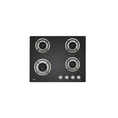KAFF Crista CRH604 Built-In Hob with 4 Burner, Auto Ignition, Black