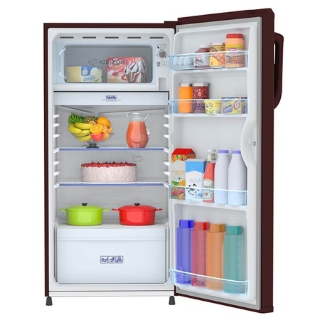 Candy 165 litres 1 Star Single Door Direct Cool Refrigerator, Red Mono, CSD1751RM