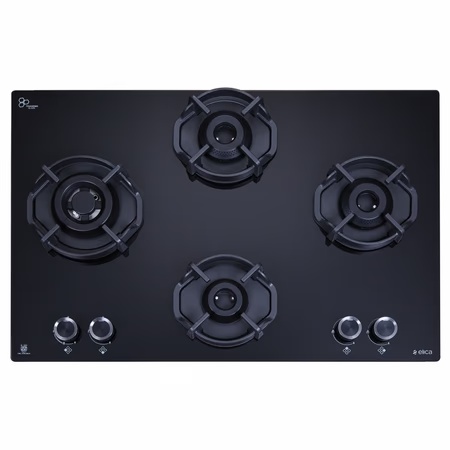 Elica Flexi Hexa 470 Lotus Ind Hd Brass 4 Burner Hob