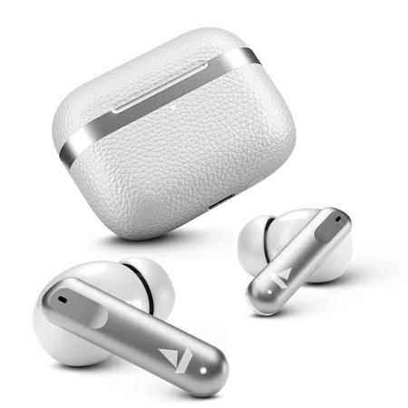 boAt Airdopes 111v2 with 50 Hours playtime, 13 mm drivers, 4 mics ENx Tech, Premium leather finish (Ivory White)