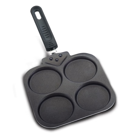 Nirlep 3 Pc Breakfast Combo Non Stick Cookware Set (1 Pc Multi snackmaker, 1 Pc Mini Fry Pan and 1 Pc Sandwich Pan)