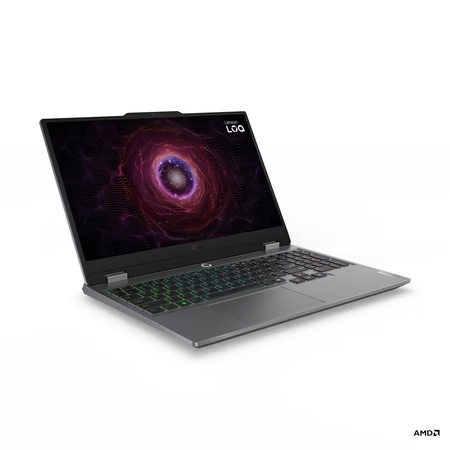 Lenovo LOQ 15ARP9 83JC00JXIN Standard Laptop (AMD Ryzen 5 7235HS/12 GB/512 GB SSD/4 GB-NVIDIA GeForce RTX 3050A/Windows 11 Home/Office Home & Student 2024/Full HD), 39.62 cm - 15.6 inch, Luna Grey