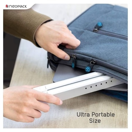 Neopack Foldable Laptop Riser for 33.02 cms (13 inch) - 40.64 cms (16 inch) Laptops and Macbooks, Beige 5 Neopack Foldable Laptop Riser for 33.02 cms (13 inch) - 40.64 cms (16 inch) Laptops and Macbooks, Beige