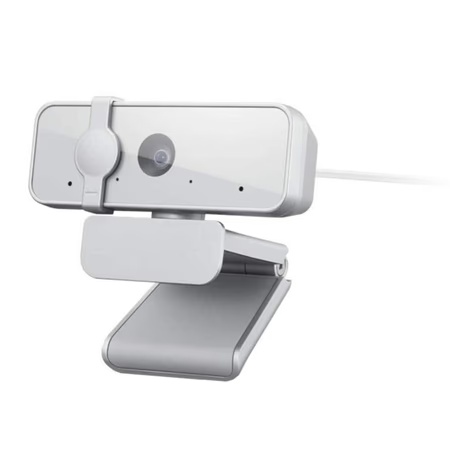 Lenovo 300 Full HD Webcam with Privacy Shutter,Compatible with Windows, Mac, Ubuntu and Chromebook, Cloud Grey