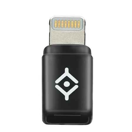 Reconnect O UL Micro-USB to Lightning Charge & Sync Adaptor, Black