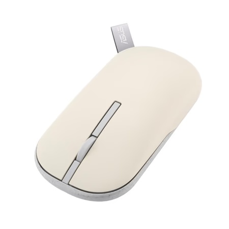 Asus Marshmallow MD100 Wireless Mouse, Oat Milk & Green Tea Latte
