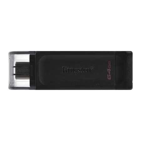 Kingston 64 GB USB Type-C DataTraveler 70 Flash Drive, DT70