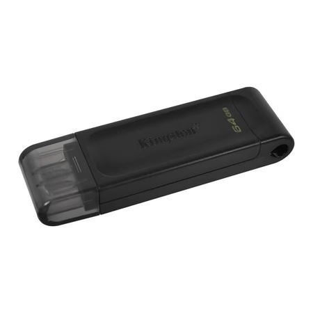 Kingston 64 GB USB Type-C DataTraveler 70 Flash Drive, DT70