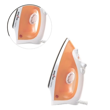 Kenstar Comfort 1200 Watts Steam Iron with Auto Cut-off Indicator Light, Orange 3 Kenstar Comfort 1200 Watts Steam Iron with Auto Cut-off Indicator Light, Orange