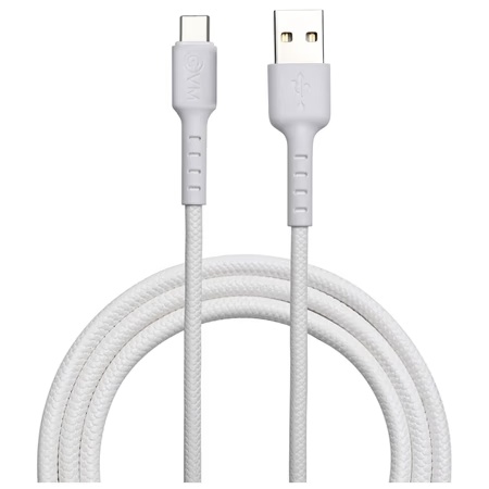 Evm EVM-C-012 1M Type-C Data Cable, White