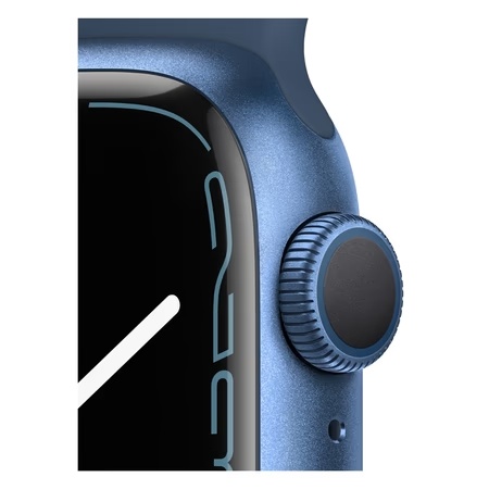 Apple Watch Series 7 GPS - 41 mm Blue Aluminum Case with Abyss Blue Sport Band