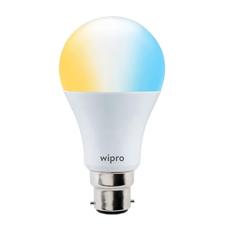 Wipro Garnet 9 Watts CCT NS9100 Smartlights compatible with Amazon Alexa & Google Assistant
