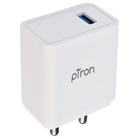 pTron Volta Plus 17W USB Charger (White)