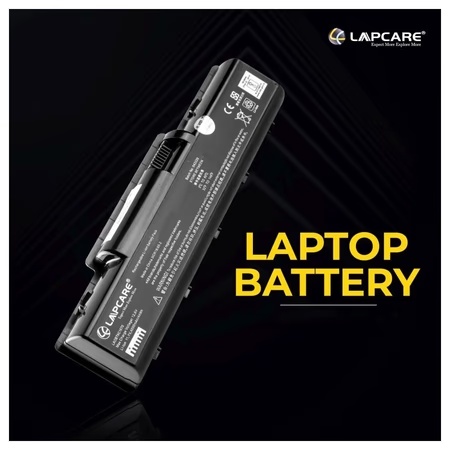 Lapcare LAOBT6C1670 6-Cell 4000mAh Laptop Battery, Black