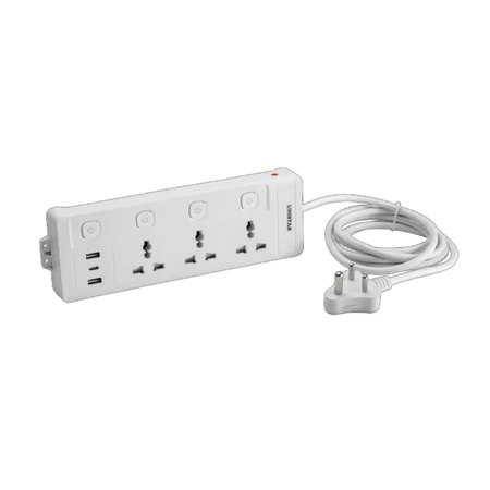 Unistab 3+1 Surge Protector, USS-4S3PUC