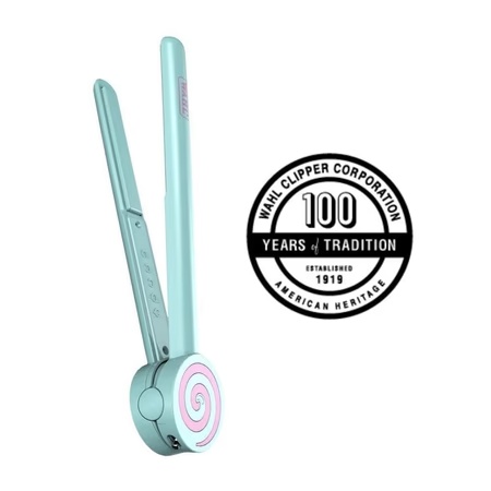 Wahl Mini Straightener and Curler with JPH Heating Technology, Blue, WCHS6-1624