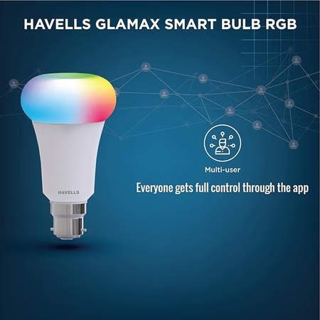 Havells Glamax Smart LED Bulb 9 W, B22 RGB