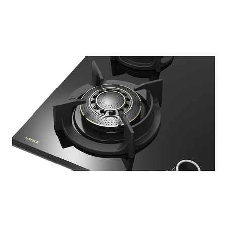Hafele Vortex 460 Built-in Hob with 4 Brass Burners, Black 4 Hafele Vortex 460 Built-in Hob with 4 Brass Burners, Black