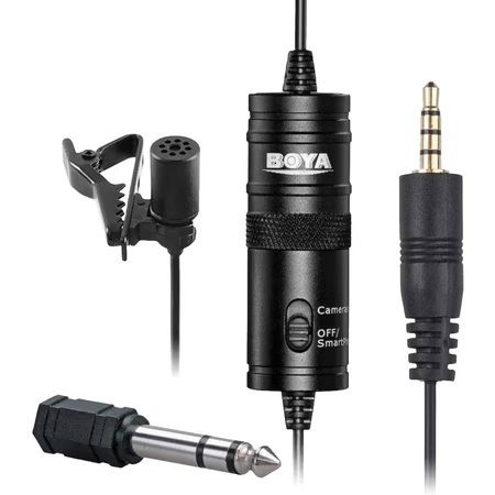 Boya BY-M1 Omni Directional Lavalier Clip On Microphone For Vlog, presentation, podcasting, live streaming (Black) 4 Boya BY-M1 Omni Directional Lavalier Clip On Microphone For Vlog, presentation, podcasting, live streaming (Black)