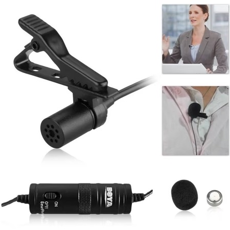 Boya BY-M1 Omni Directional Lavalier Clip On Microphone For Vlog, presentation, podcasting, live streaming (Black) 5 Boya BY-M1 Omni Directional Lavalier Clip On Microphone For Vlog, presentation, podcasting, live streaming (Black)